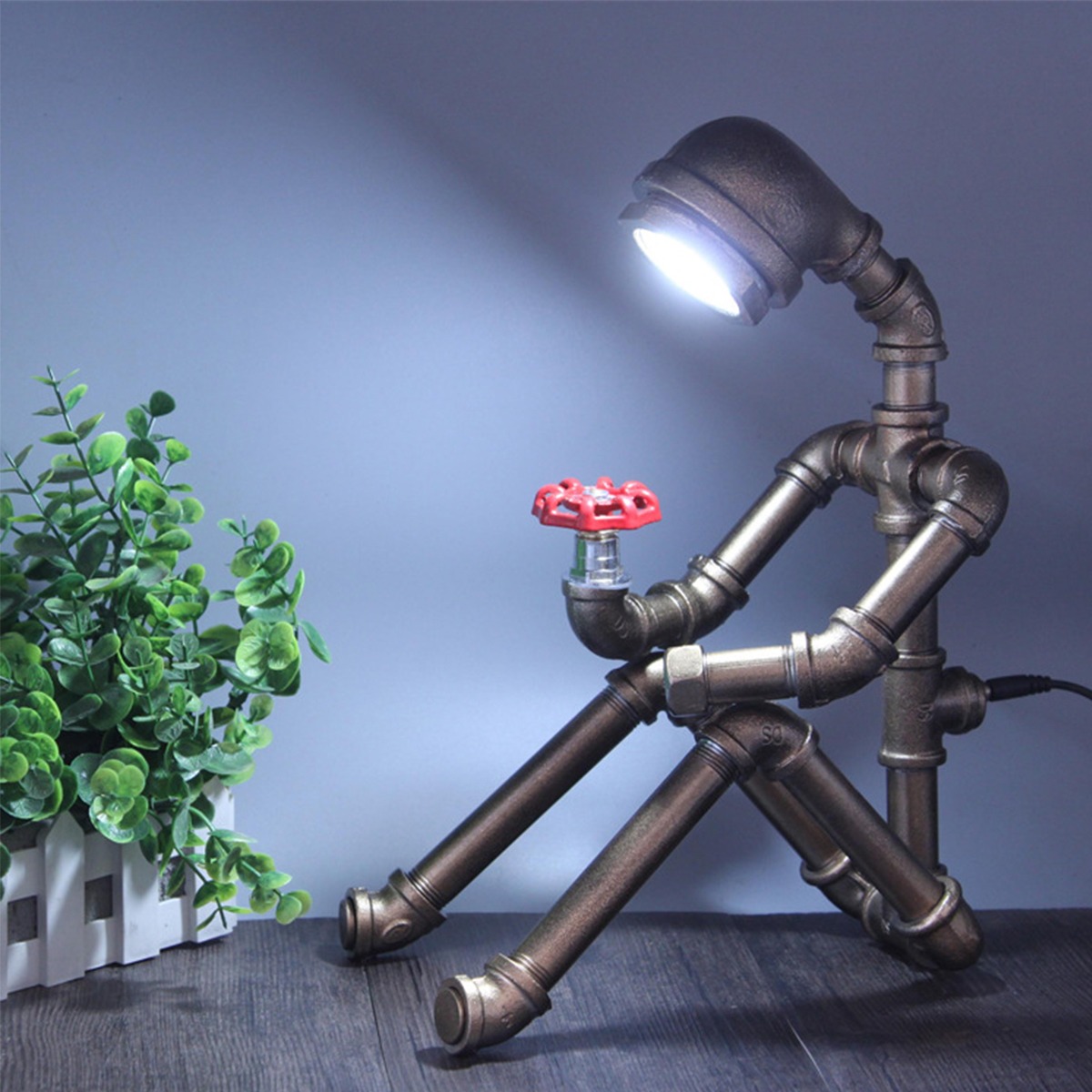Innovative Table Lamp That Has The Shape Of A Man